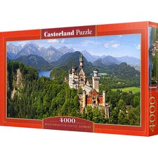 Castorland 新天鵝堡的自然迷你拼圖 CS400218, 4000件, 混色