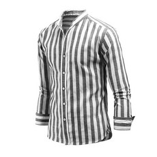 DAKUANG 男款條紋長袖襯衫 C06D14_st2115