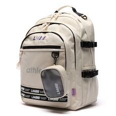 Rmain Poly 600D運動大後背包+化妝包, IV + BK