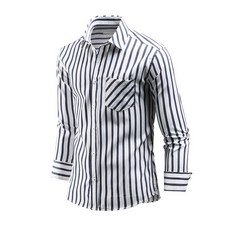 DAKUANG 男款條紋長袖襯衫 C02D14_st1871