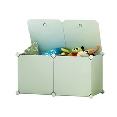 가팡 장난감 옷 다용도 수납박스 J, 1개, 민트