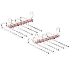 Block Mart 多功能衣架, 粉紅色, 2個