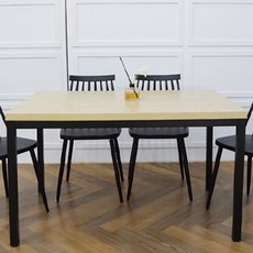 오피스엔홈 솔루션 4인용 테이블 1200 x 750 mm, 내추럴