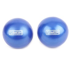 SIMON SPORTS 1公斤軟重量球, 藍色, 2個