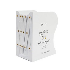 JHcompany 심플타입 접이식 책꽂이, 화이트