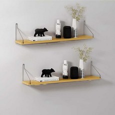 GAPANG Interior Wood Wall Shelf R 2p 套組, 一級, 木杆