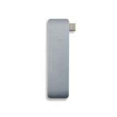 무아스 C타입 USB허브 A2 USB 3포트 + SD + micro SD, GN21A, 스페이스 그레이, 1개