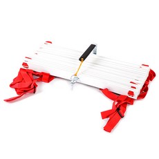 SIMON SPORTS 訓練梯繩 2列, 白色 + 紅色, 1個