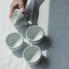 斑點高白瓷酒杯 80ml, 4個