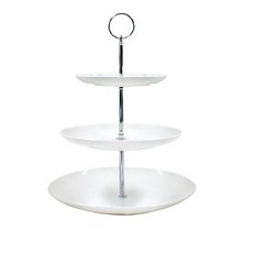 토다스 3단 도자기 트레이 소, 1개