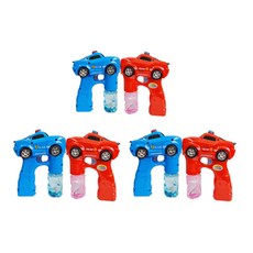 警車消防車自動泡泡槍 6入, 隨機發貨