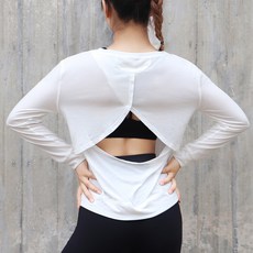 나야스타일 여성용 요가 긴팔티 A-802