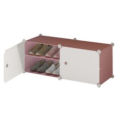 GAPANG 塑料縫隙存儲 2 層 S, 粉色的