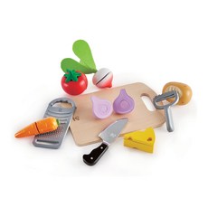 Hape 扮家家酒系列蔬果切刨工具2, 混合顏色, 1個