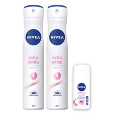 니베아 엑스트라 화이트 데오드란트 200ml x 2p + 35ml, 1개