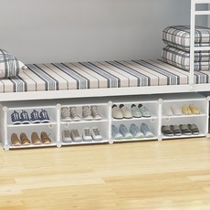 GAPANG 縫隙存儲 2 層 P 下的塑料床, 白色的