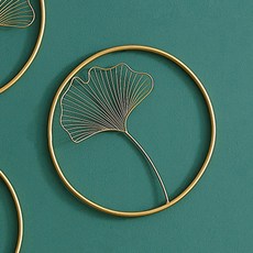 은행잎 메탈 벽장식, A