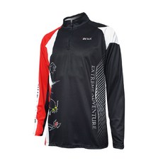 Deuce釣魚功能釣魚長袖T恤QDT-809, 混色