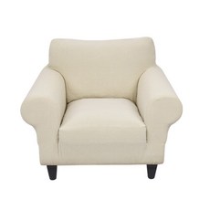 LIVING MORE JADE奈米居家沙發套, 雙色米色, 1個