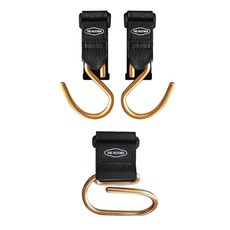 THEMOTHER 嬰兒車金屬掛勾組 S型+E型, 金色(S金屬)+金色(E金屬), 1組