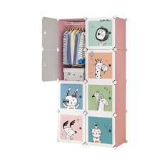 가팡 심플한 침실 옷장 I, 핑크