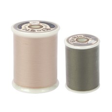 FUJIX Tick Tick Premier娃娃縫紉室1000m+20m, 1000m（米色），20m（金橄欖）