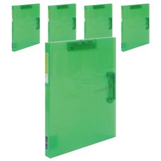 ECO Chungwoon 彩片雙桿銼A4, 綠色, 5個