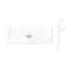 基本設計成人用牙線 1_01 MISO THANK YOU 藍色, 150件, 1個