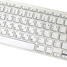 맥북 프로 13 호환 실리콘 키스킨, 화이트, 1개