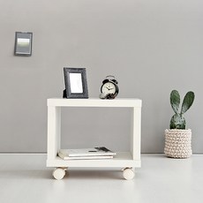 MARKET B ENKEL 邊桌, 白色