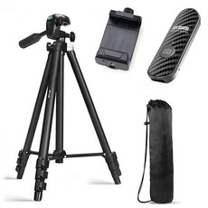 셀루미 더블랙 퀵슈 Basis 프리미엄 삼각대 풀세트 125cm, SEL-TR3130B(블랙), 1개