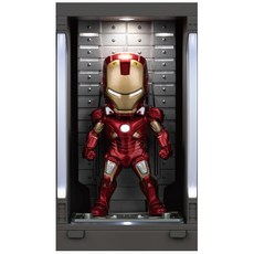 BEAST KINGDOM 野獸國 MEA-015 盔甲殿 Mark 7 鋼鐵俠手辦 BKD062328, 1個