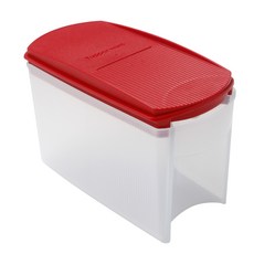 Tupperware Space Maker 紅色印章飯碗 1L, 紅色的