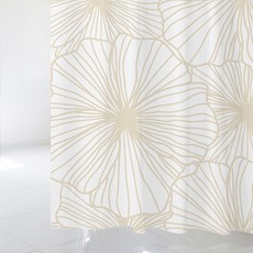 디자인수풀 北歐風格浴簾 sc185 L 1800 x 1880 mm + 不鏽鋼掛環 12件組, 1套