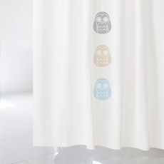 北歐風格浴簾 sc63 L 1800*1880mm+不鏽鋼掛鉤 12入, 1套