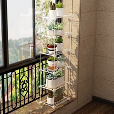 GAPANG 陽台壁龕花盆 H, 白H, 6層