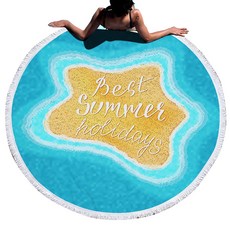 Kong K Items 各式圓形沙灘巾 E, 5, 1個