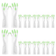 Market Pio廚房指尖加厚重點手套 M, 綠色, 10套