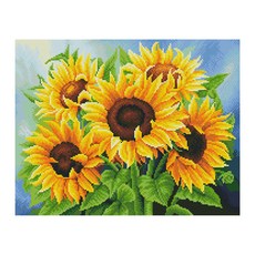 iLovePainting 靜物 DIY 鑽石畫 50 x 40 cm, 5個太陽, 1套