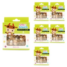 Uniart 積木 小 3000 UB004 6入, 混色, 6個