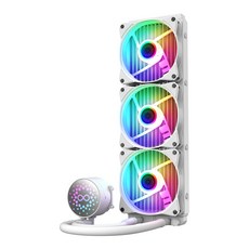 COOLMAX CPU 水冷器 白色 120mm AID W240-aRGB PWM 3p