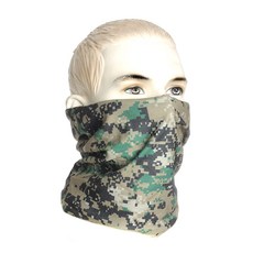 FIKER TACTICAL 迷彩印花戰術多功能面罩, 數字像素