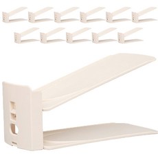 콩 케이리빙홈 2단 조절 신발 선반 아이보리, 12개