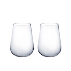 zafferano 經典弧線玻璃杯, 350毫升, 2個