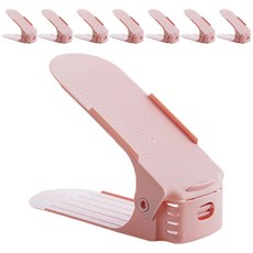 Kei Living Home 3層調節鞋架 粉色, 8個