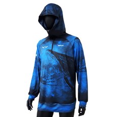 Deuce Fishing涼爽釣魚連帽T恤 SDJ-2901, 混色