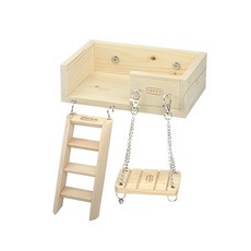 더플로우컴퍼니 햄스터 귀요미 원두막 전망대, 혼합색상, 1개