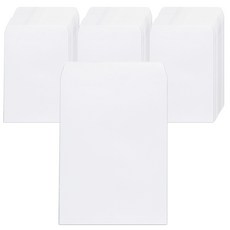 白色仿製文件信封, 100張, 100個