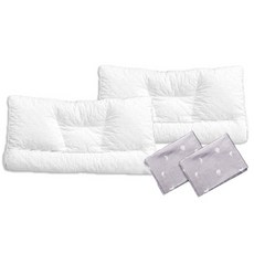 兒童用親膚枕頭 2入 + 防塵袋 2入組, 月亮圖案（封面）