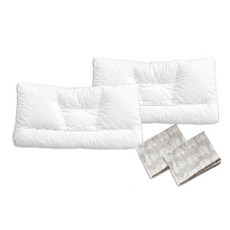 Sleep Gonggam 孩童可可套組牛奶棉枕 2p+防塵袋 2p, 大象（封面）